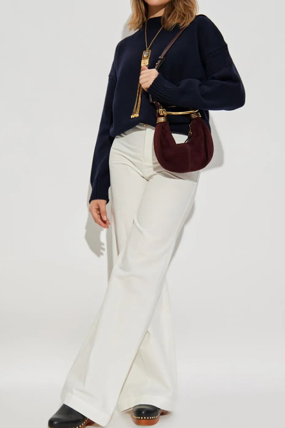 Chloé NAVY BLUE Wool Sweater