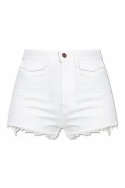 Chloé WHITE Denim shorts with a 'vintage' effect