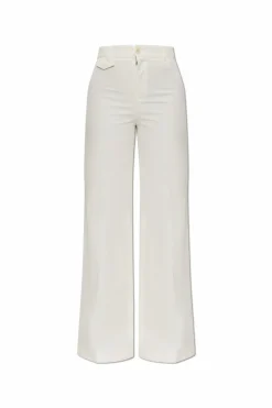 Chloé WHITE Flared leg pants