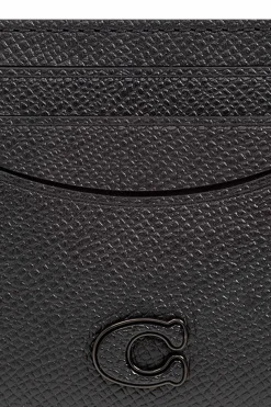 Coach BLACK Card case with logo