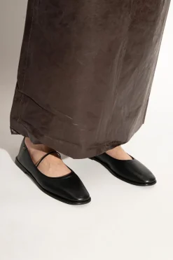 Coach BLACK ‘Emilia’ leather ballet flats