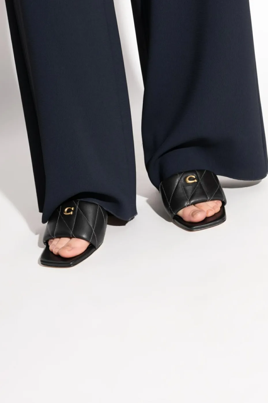 Coach BLACK Heeled slippers