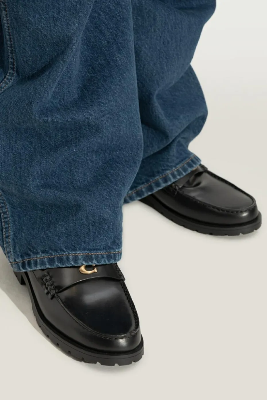 Coach BLACK Jocelyn loafers shoes