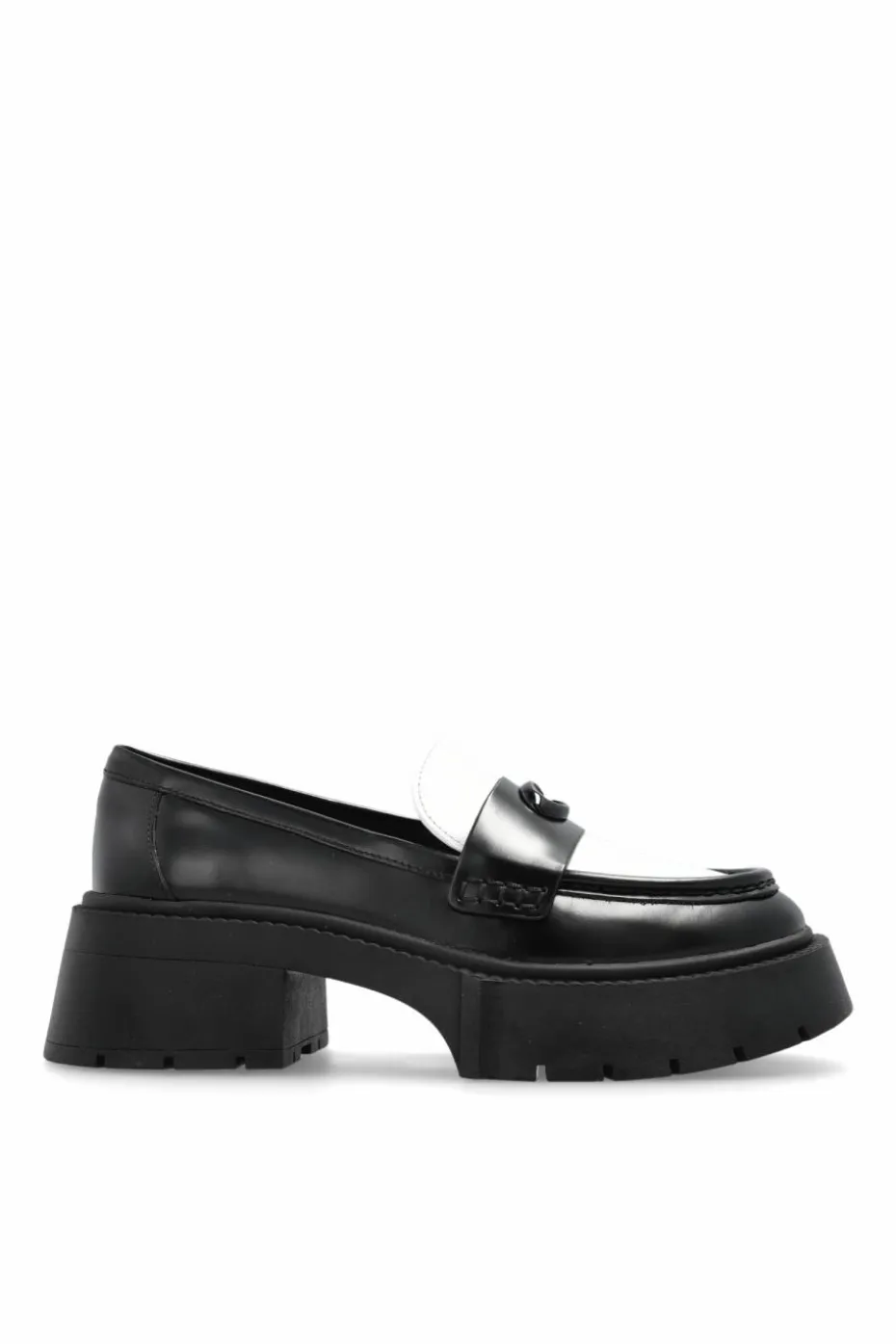 Coach BLACK Leah platform loafers shoes