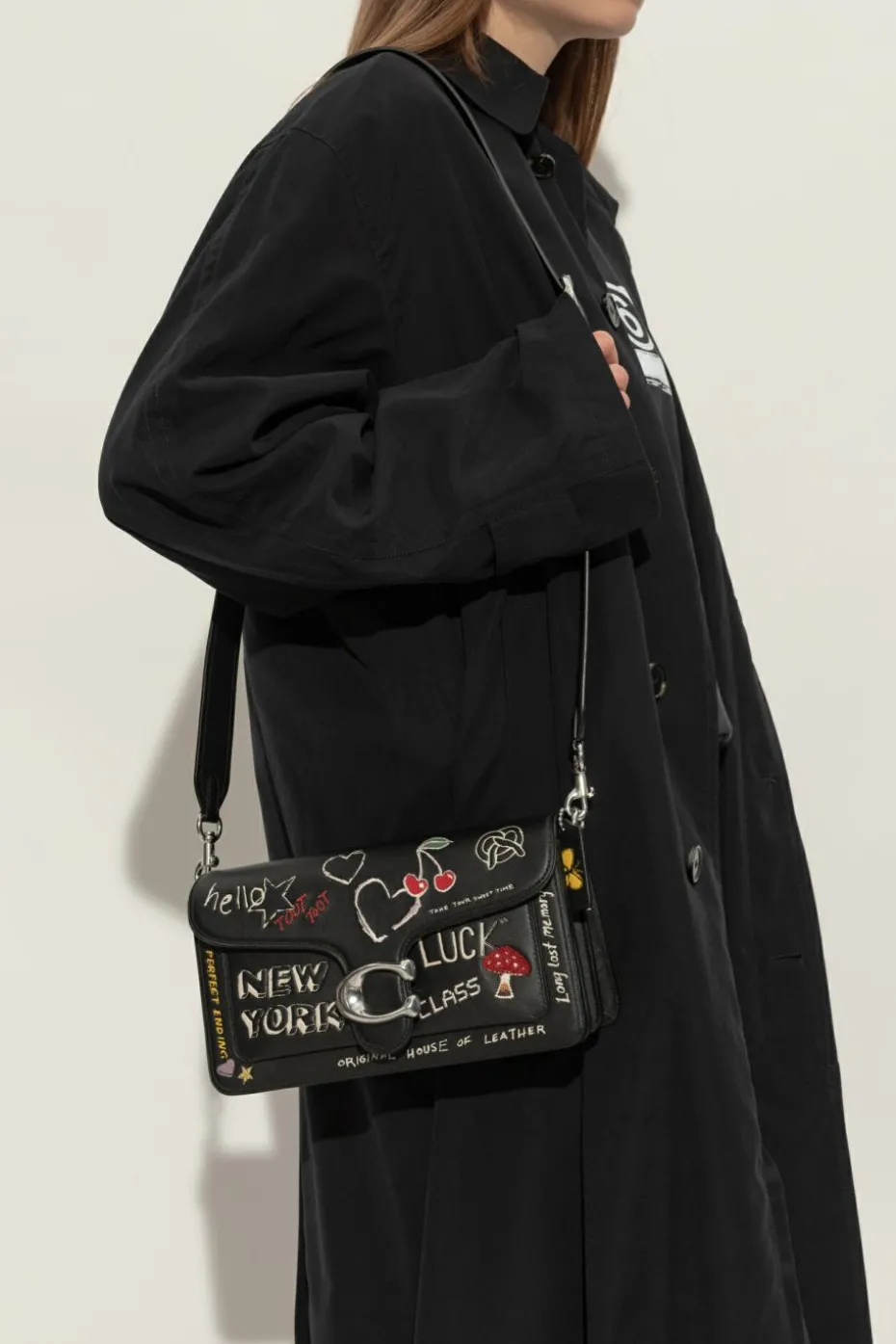 Coach BLACK Shoulder bag Tabby