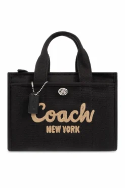 Coach BLACK Shoulder bag with logo