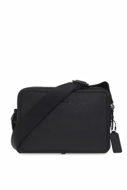 Coach BLACK Shoulder bag with logo