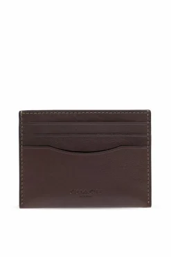 Coach BROWN Leather card case