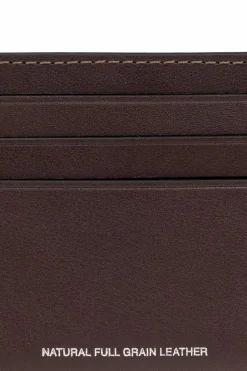 Coach BROWN Leather card case