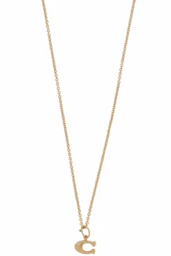 Coach GOLD Brass Necklace