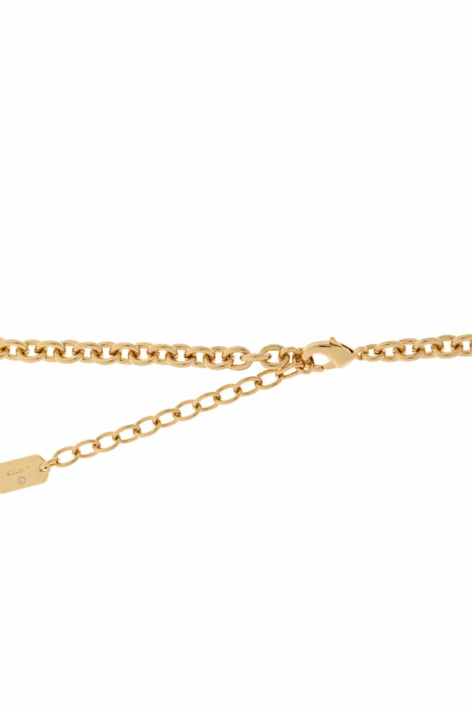 Coach GOLD Necklace with colorful appliqués