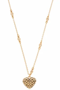 Coach GOLD Necklace with pendant