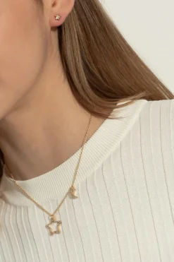 Coach GOLD Set: earrings and necklace