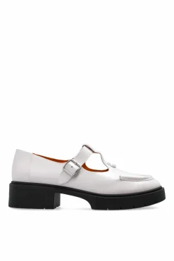 Coach WHITE Leather shoes type loafers