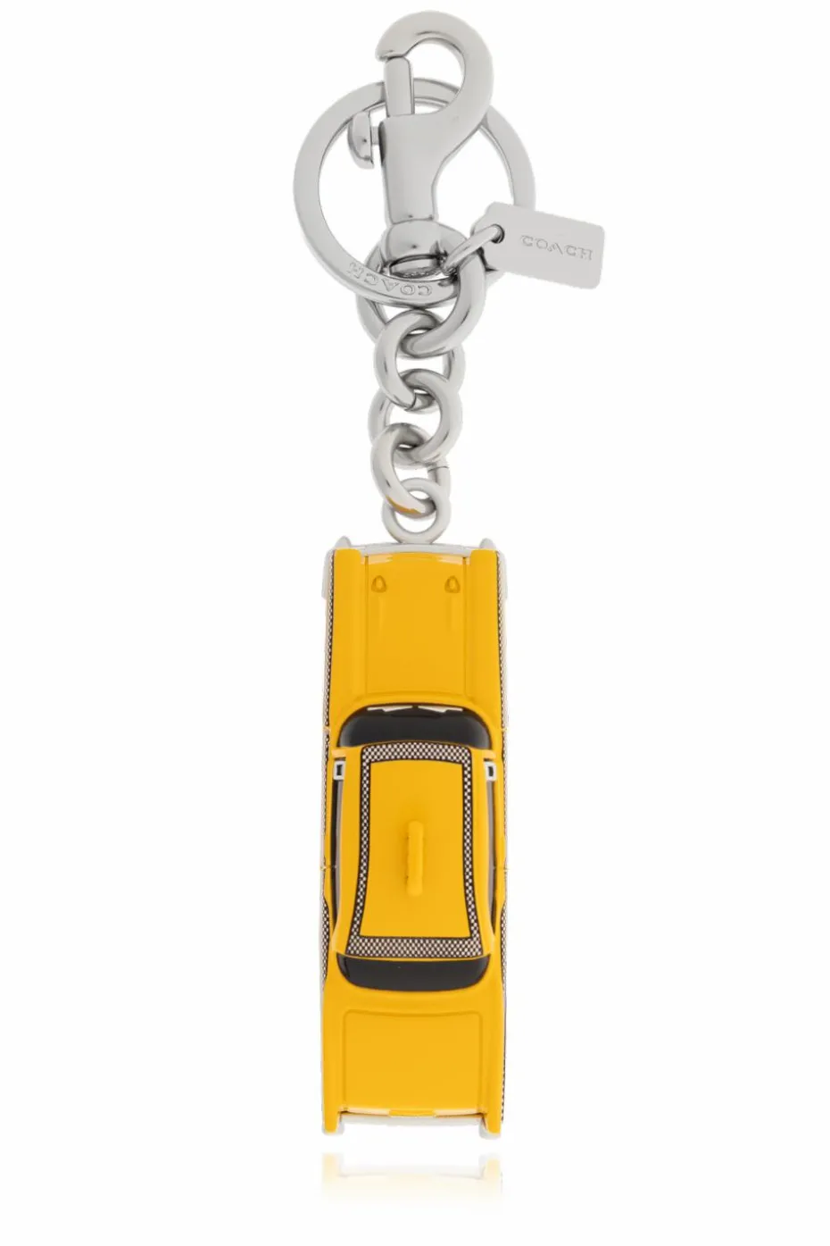 Coach YELLOW Keychain with charm
