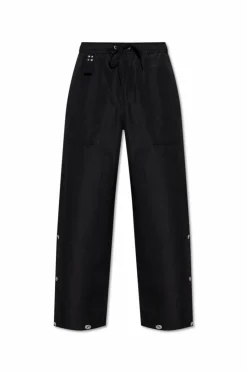 Comme des Garçons Homme Plus BLACK Pants with fastenings