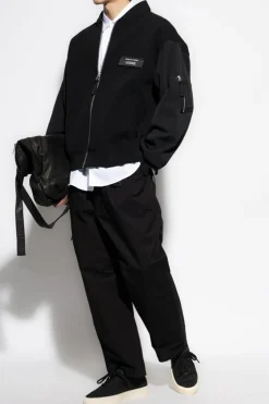 Comme des Garçons Homme Plus BLACK Sweatshirt with Logo