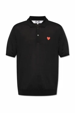 Comme des Garçons Play BLACK Wool Polo