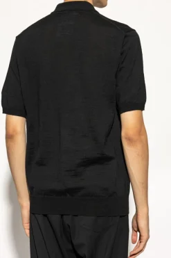 Comme des Garçons Play BLACK Wool Polo