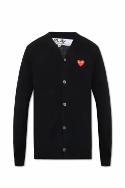 Comme des Garçons Play BLACK Wool cardigan