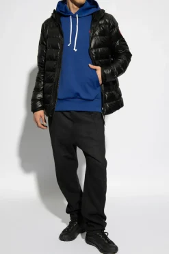 Comme des Garçons Play NAVY BLUE Logo hoodie