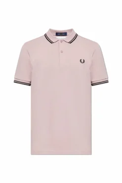 Comme des Garçons Shirt PINK Polo with print
