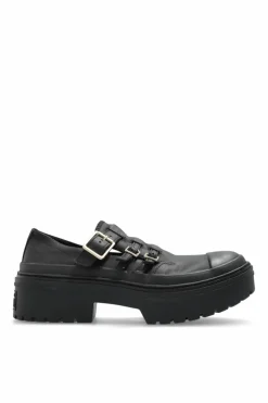 Converse BLACK Shoes 'Chuck Taylor All Star Lugged Heel Mary Jane Platform'