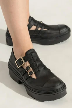 Converse BLACK Shoes 'Chuck Taylor All Star Lugged Heel Mary Jane Platform'