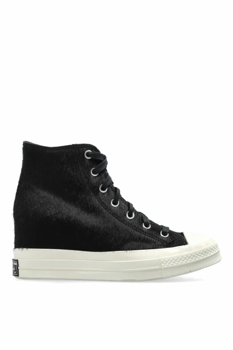 Converse BLACK Sneakers A12561C with wedge heel