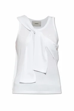 Coperni WHITE Top with tie