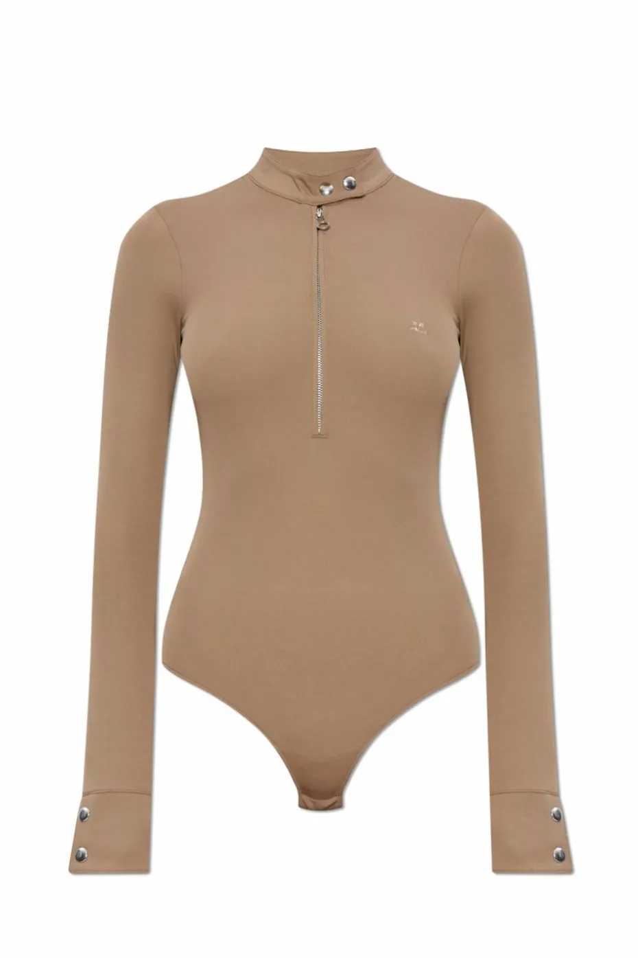 Courrèges beige Long sleeve bodysuit
