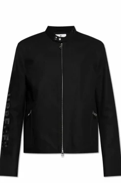 Courrèges BLACK Jacket with long sleeves