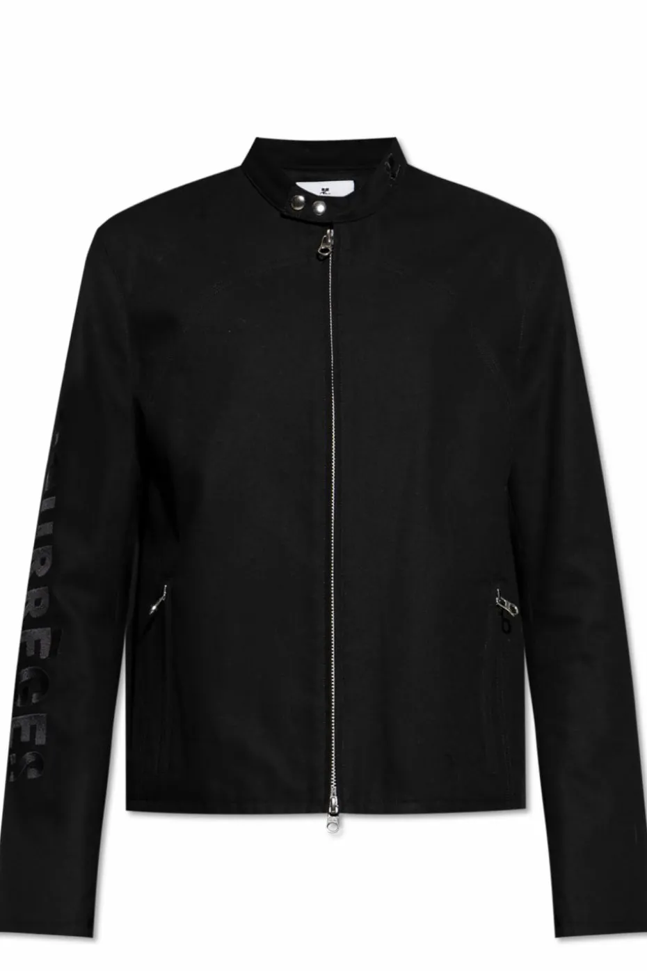Courrèges BLACK Jacket with long sleeves