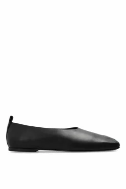 Courrèges BLACK Leather ballet flats