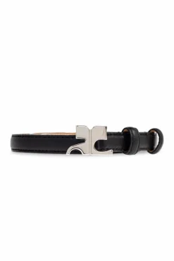 Courrèges BLACK Leather belt