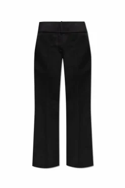 Courrèges BLACK Pants with pockets