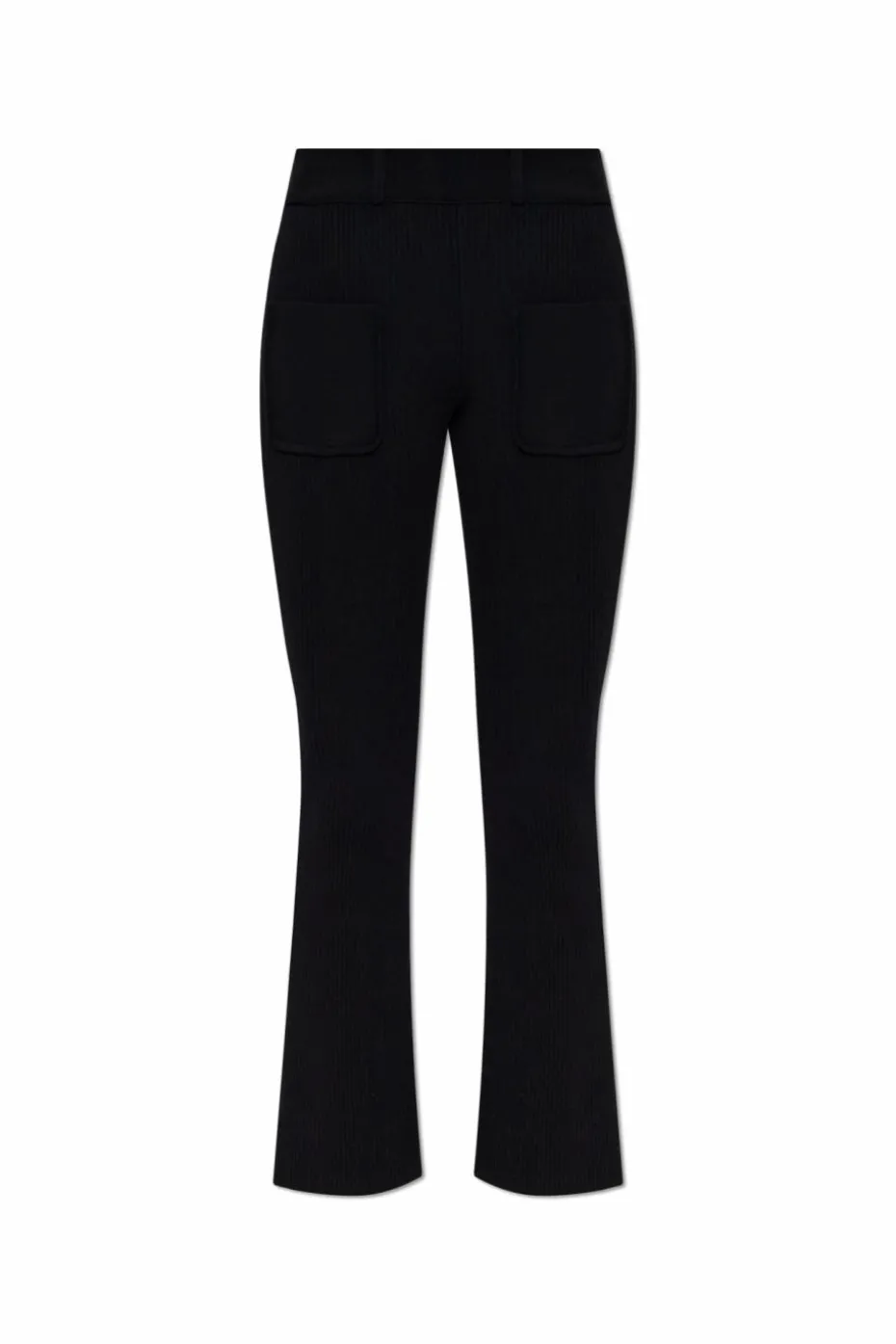 Courrèges BLACK Pinstriped trousers