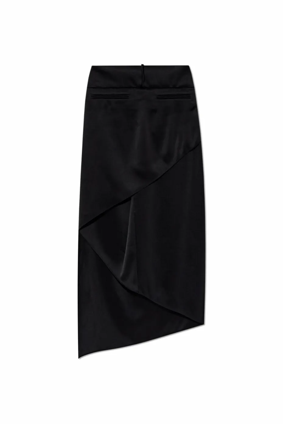 Courrèges BLACK Satin skirt