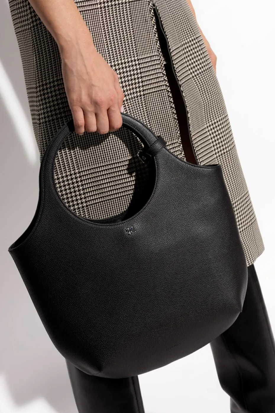 Courrèges BLACK Shoulder bag Medium Holy