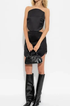 Courrèges BLACK Skirt with pockets