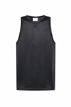 Courrèges BLACK Sleeveless T-shirt
