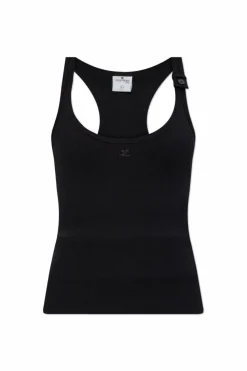 Courrèges BLACK Strappy top