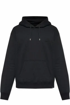 Courrèges BLACK Sweatshirt with logo