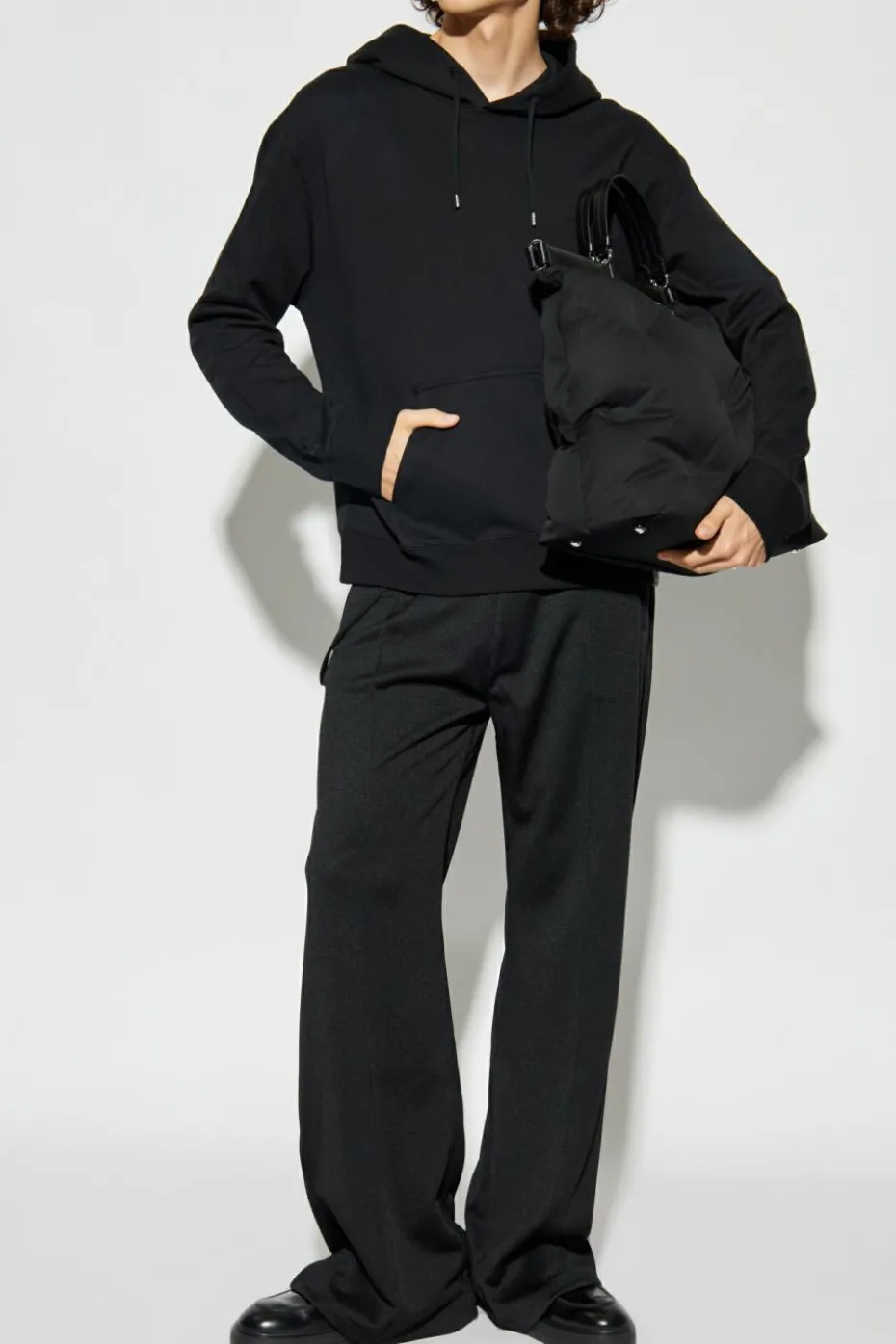 Courrèges BLACK Sweatshirt with logo