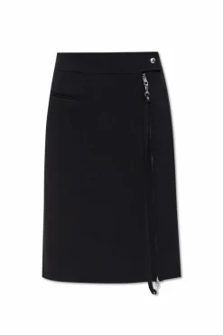 Courrèges BLACK Wool skirt