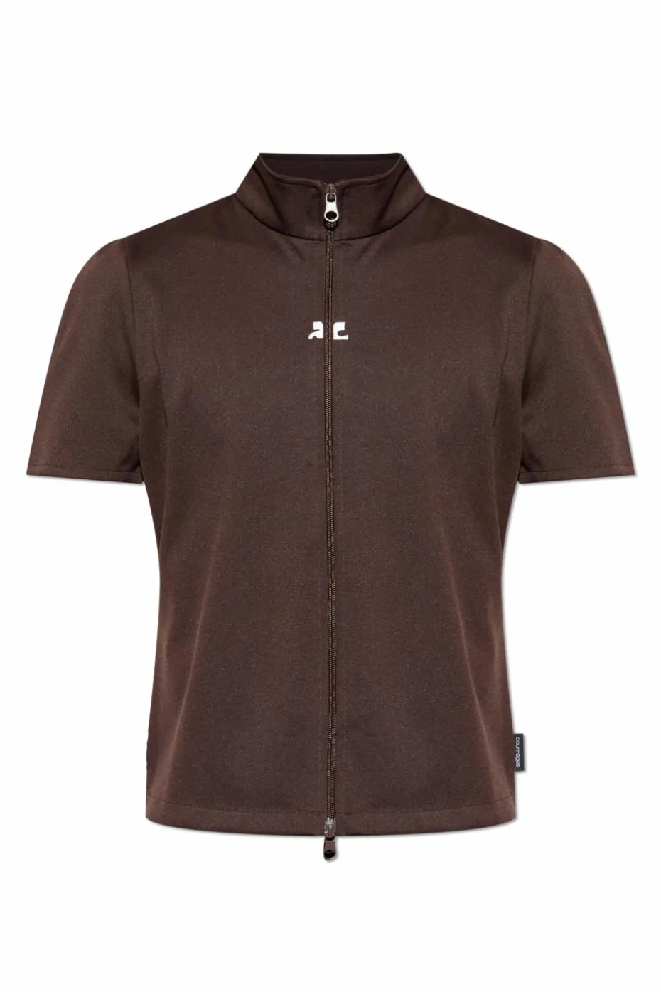 Courrèges BROWN Sweatshirt with logo