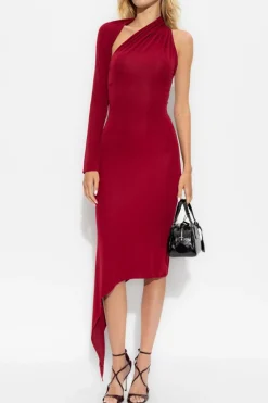 Courrèges RED Asymmetric dress