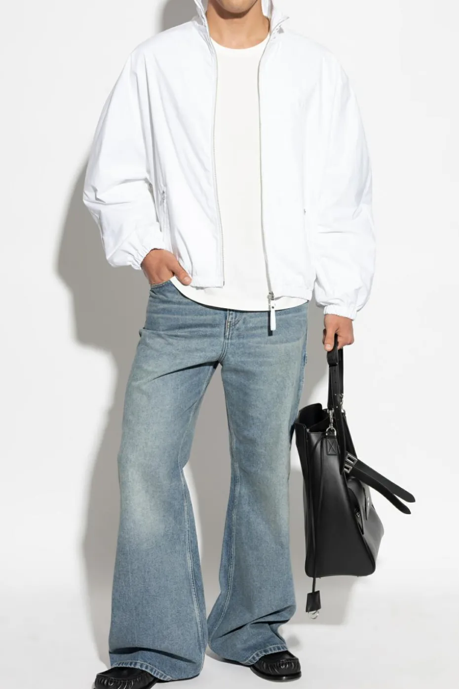 Courrèges WHITE Jacket with logo