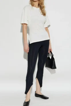 Courrèges WHITE T-shirt with logo
