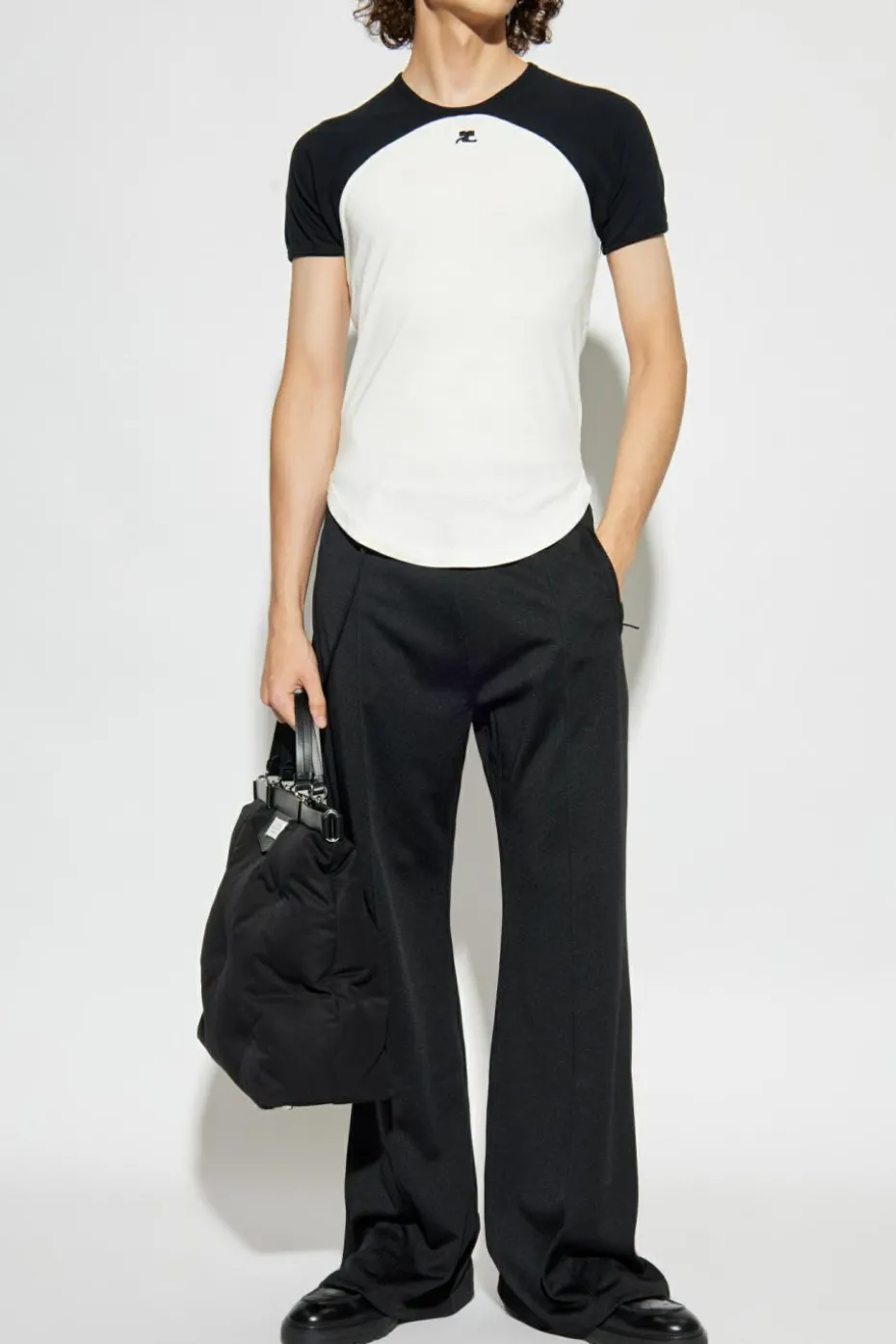 Courrèges WHITE T-shirt with logo